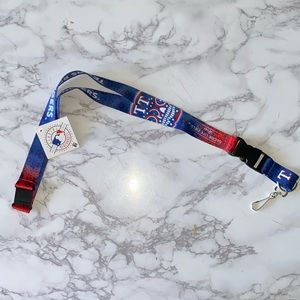 Texas Rangers Sugar Skull Lanyard